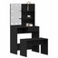 LED Smykkebord Set 2 stk. Sort eg 74,5 x 40 x 141 cm