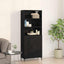 Highboard Sort eg 69,5 x 34 x 180 cm Konstrueret træ