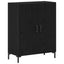 Highboard Sort eg 69,5 x 34 x 180 cm Konstrueret træ