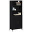 Highboard Sort eg 69,5 x 34 x 180 cm Konstrueret træ