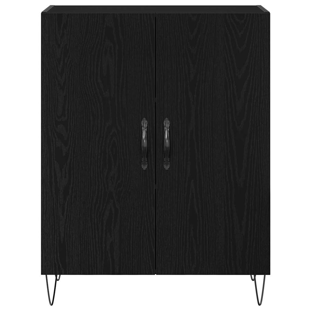 Highboard 2 stk. Sort eg 69,5 x 34 x 180 cm Konstrueret træ