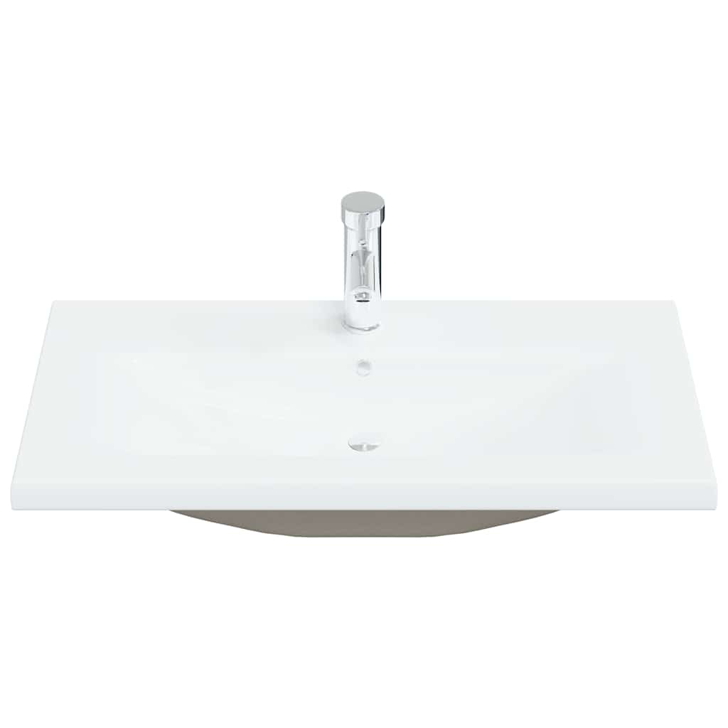 Badeværelsesskab Sort eg 90 x 38,5 x 46 cm Konstrueret træ