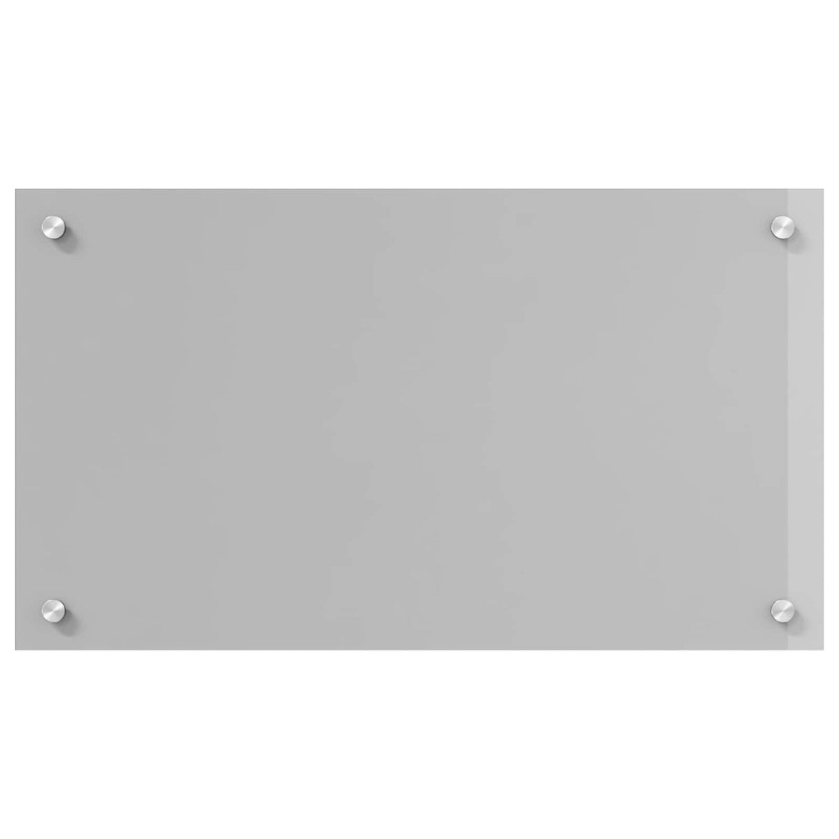 Køkkenbacksplash Lysegrå 70 x 40 cm hærdet glas