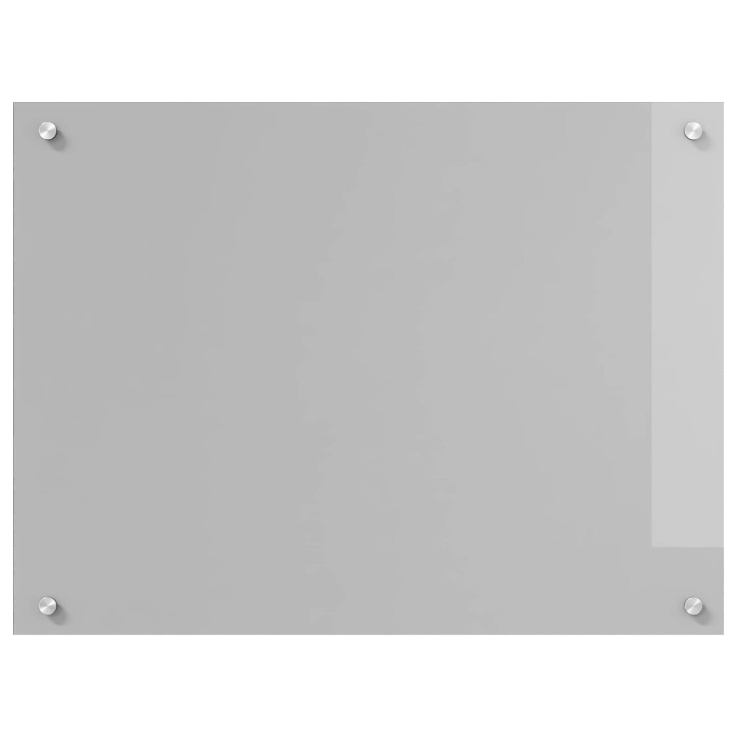 Køkkenbacksplash Lysegrå 80 x 60 cm hærdet glas
