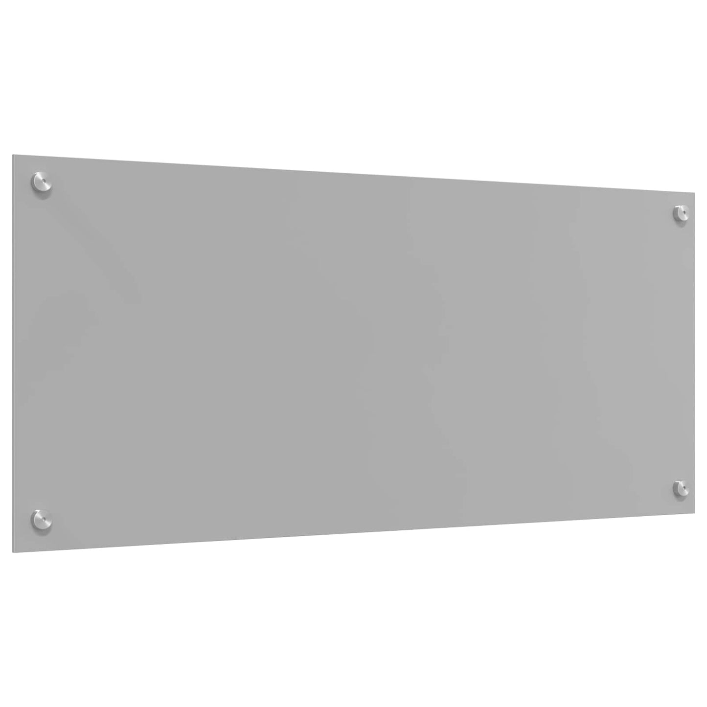 Køkkenbacksplash Lysegrå 90 x 40 cm hærdet glas