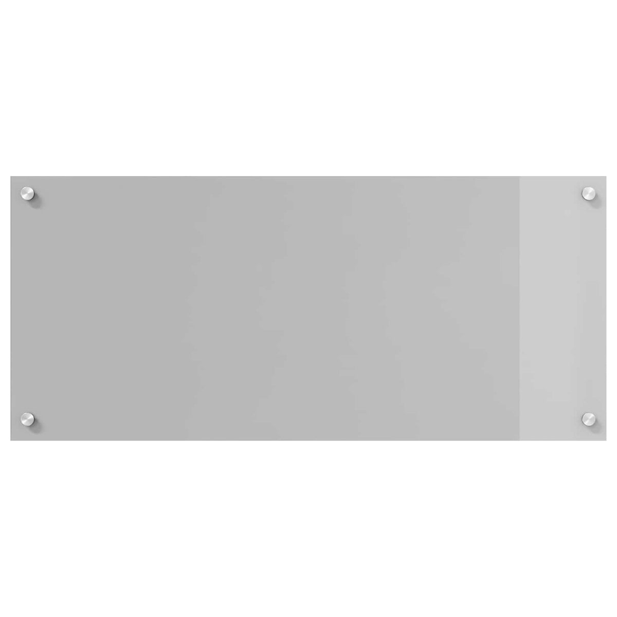 Køkkenbacksplash Lysegrå 90 x 40 cm hærdet glas