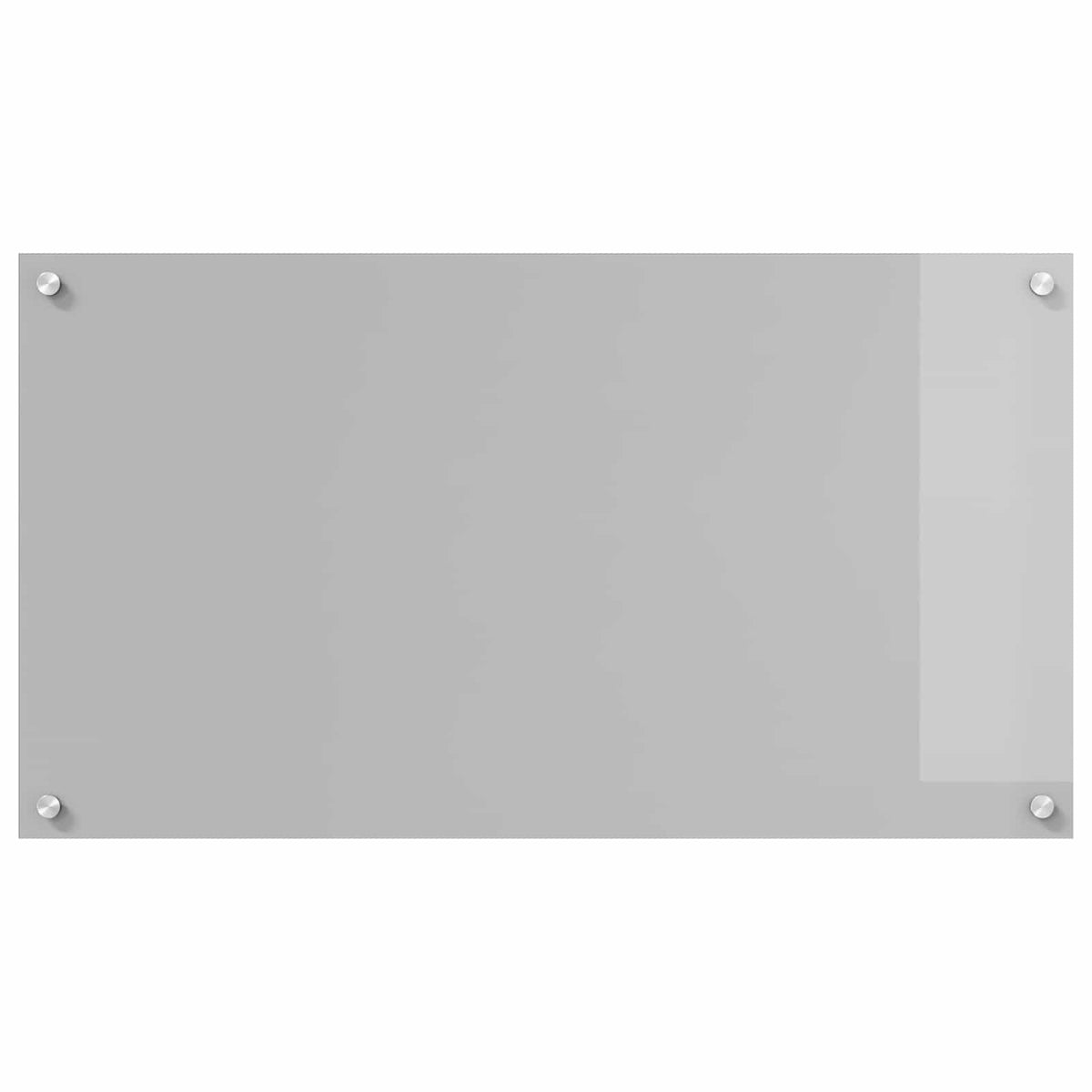 Køkkenbacksplash Lysegrå 90 x 50 cm hærdet glas