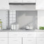 Køkkenbacksplash Lysegrå 100 x 60 cm hærdet glas