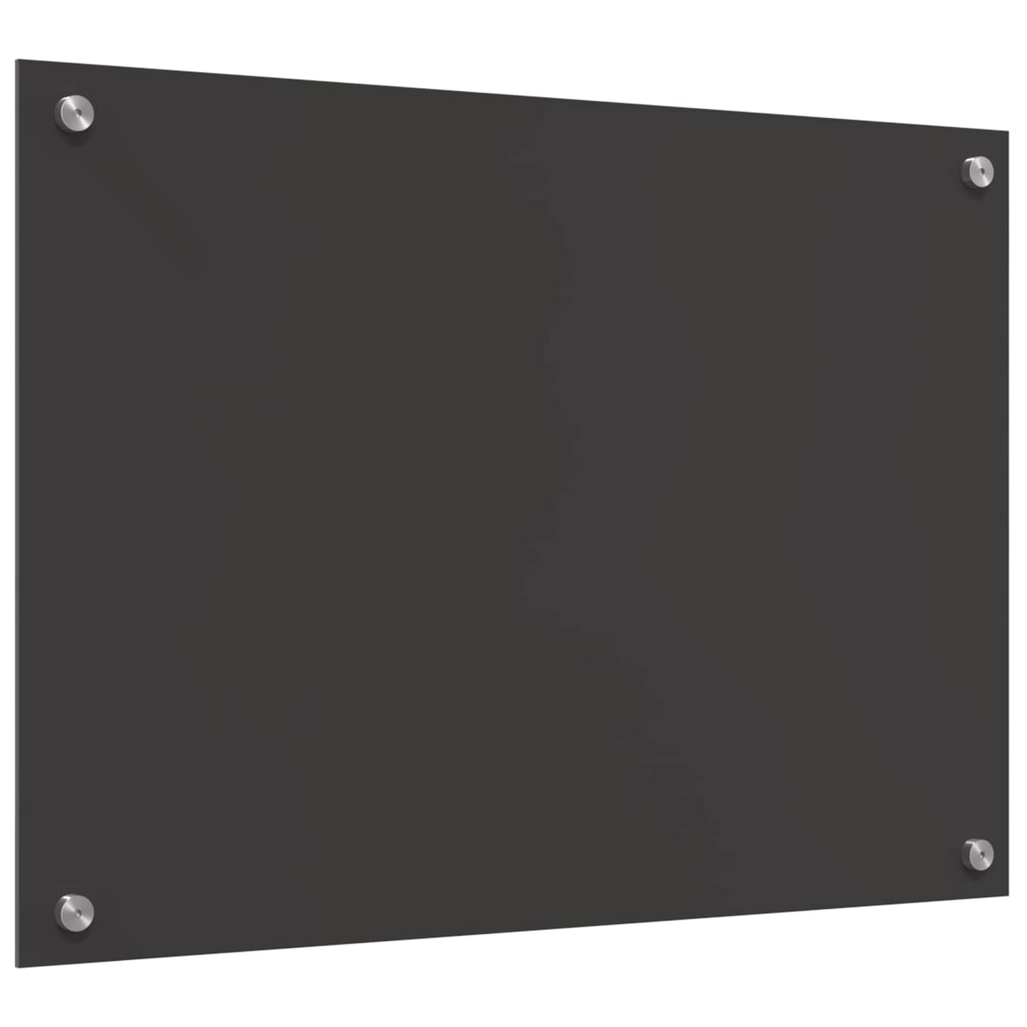 Køkkenbacksplash Mørkegrå 70 x 50 cm hærdet glas