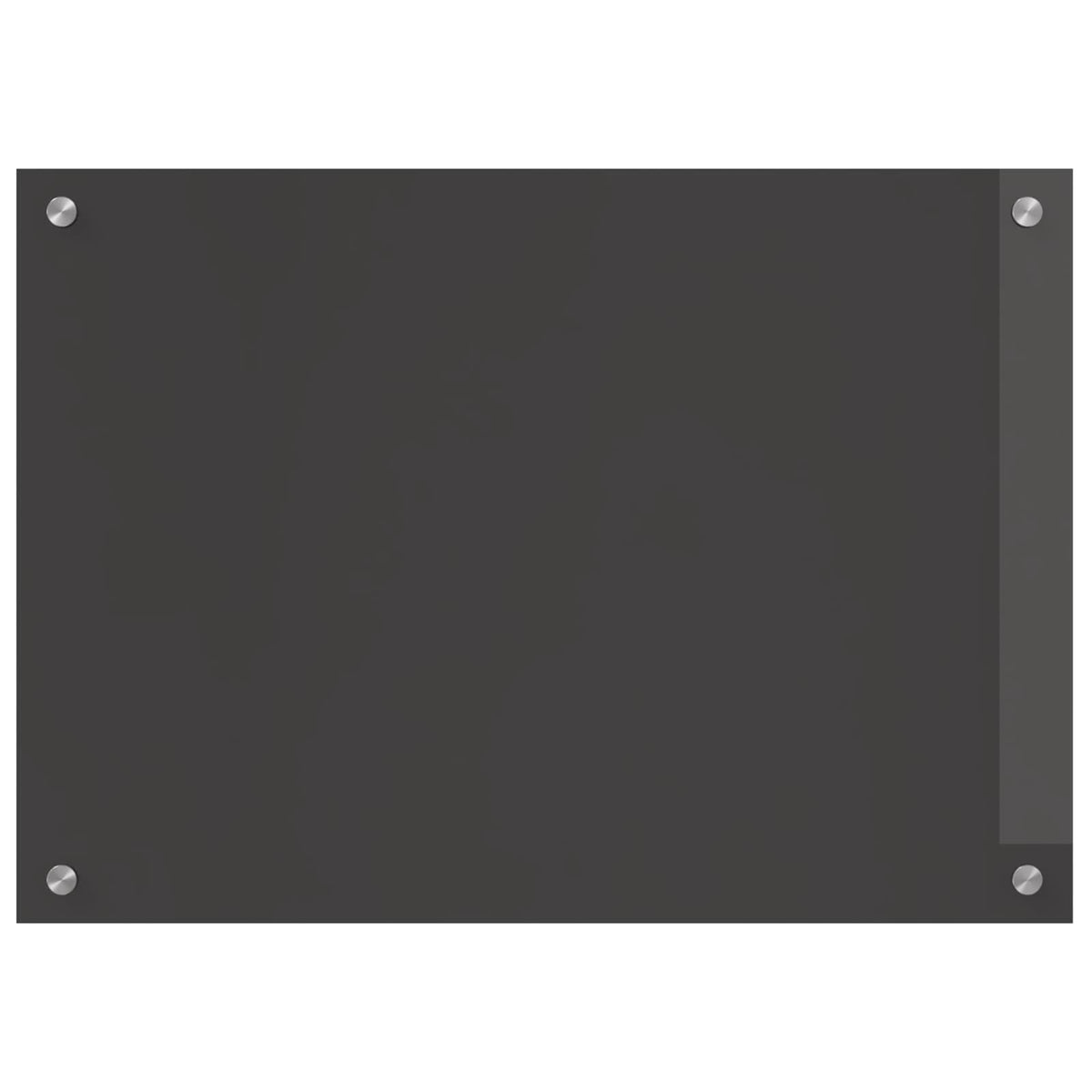 Køkkenbacksplash Mørkegrå 70 x 50 cm hærdet glas