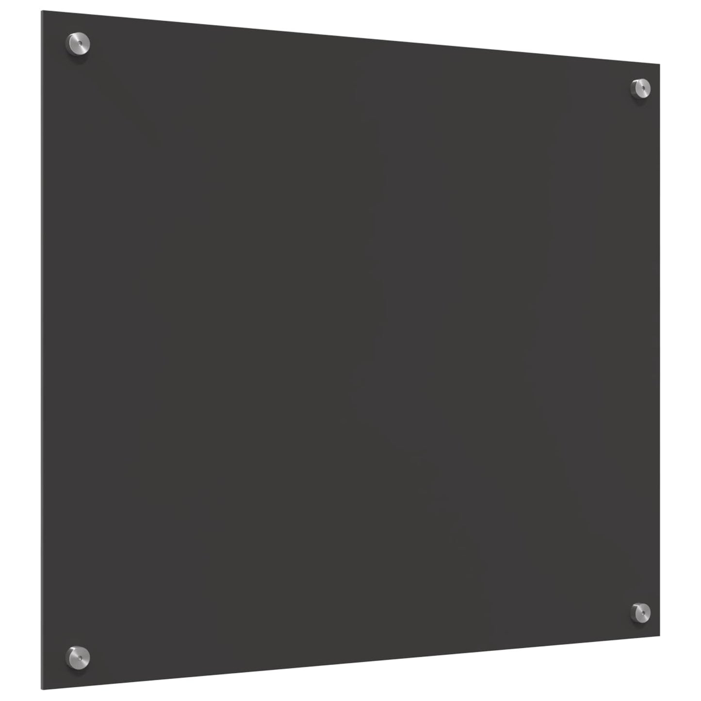 Køkkenbacksplash Mørkegrå 70 x 60 cm hærdet glas