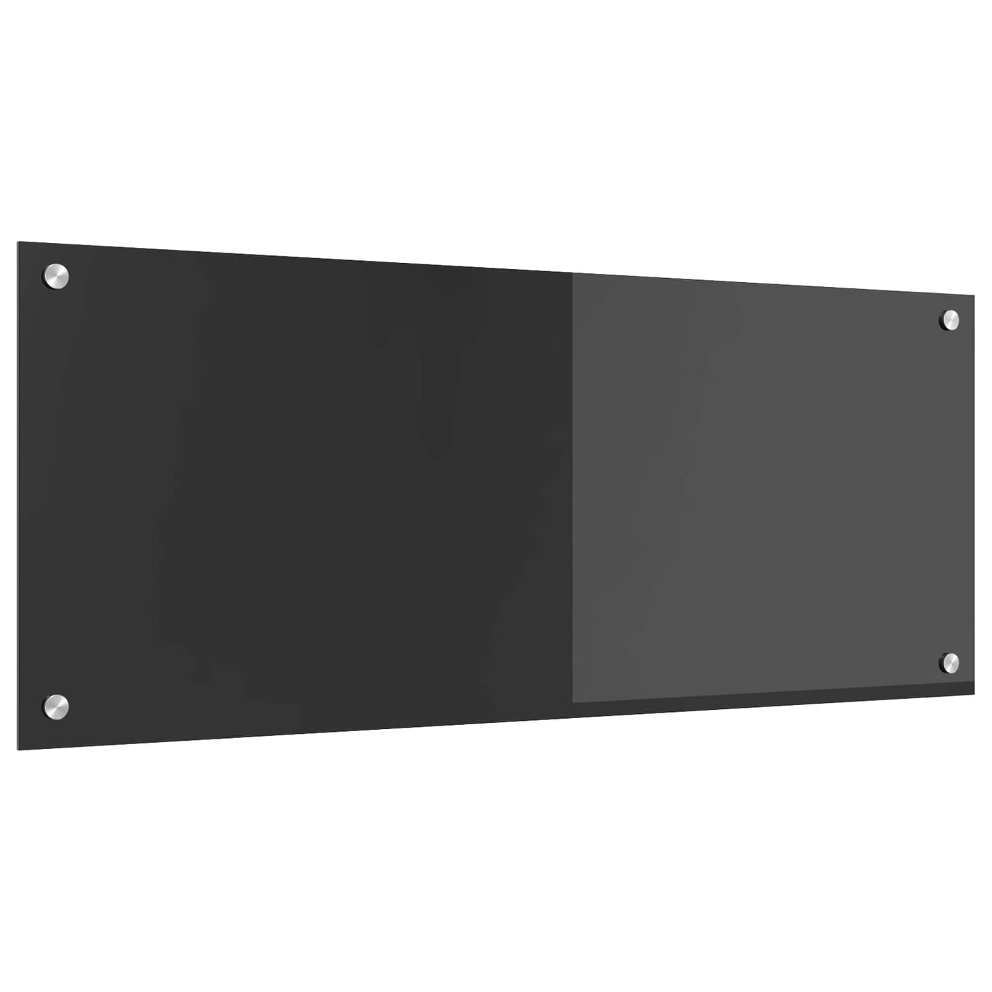 Køkkenbacksplash Mørkegrå 100 x 40 cm hærdet glas