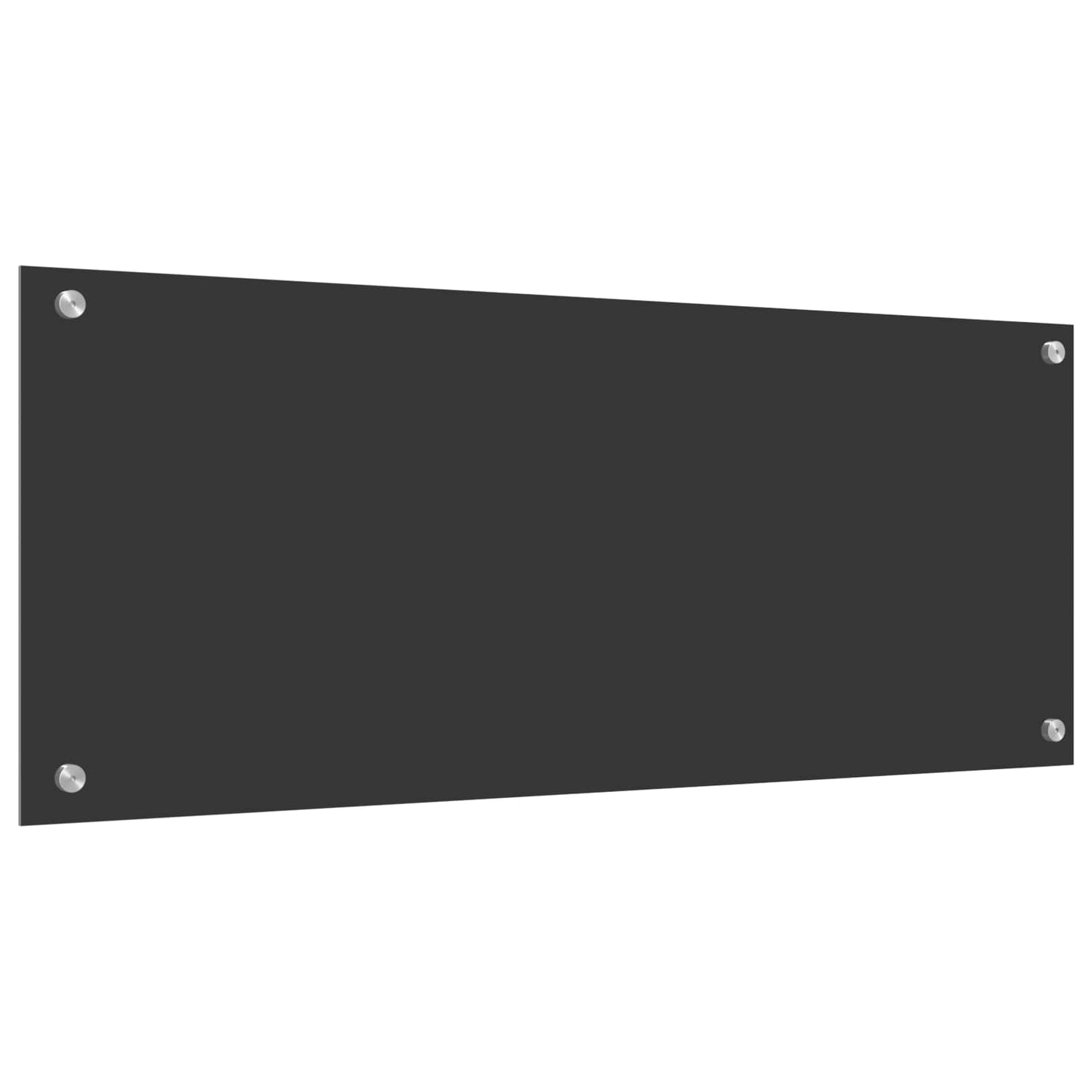 Køkkenbacksplash Mørkegrå 100 x 40 cm hærdet glas