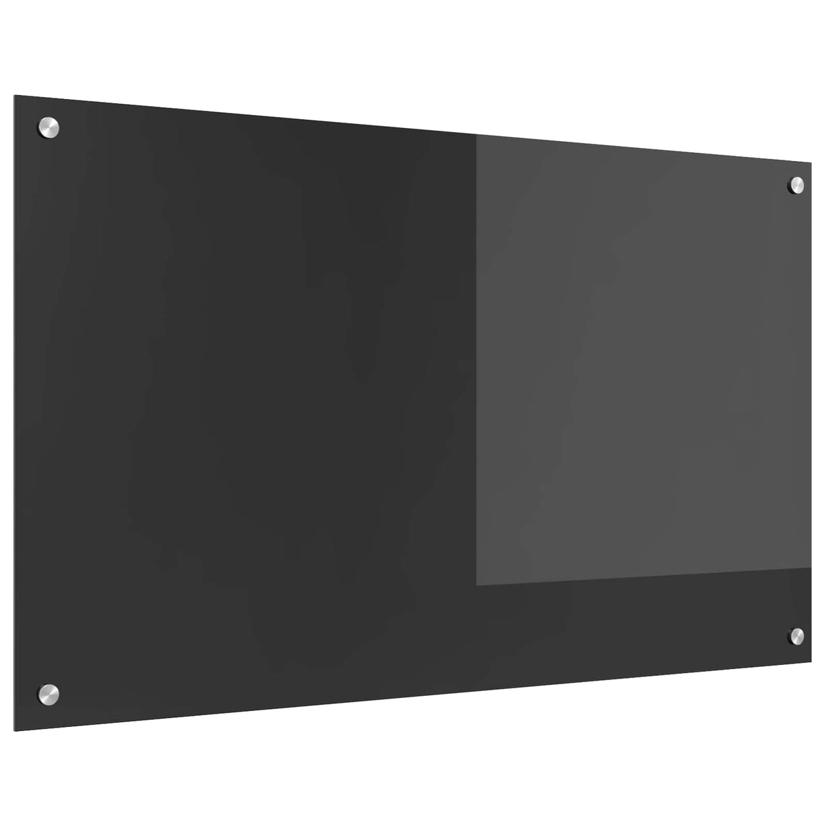 Køkkenbacksplash Mørkegrå 100 x 60 cm hærdet glas