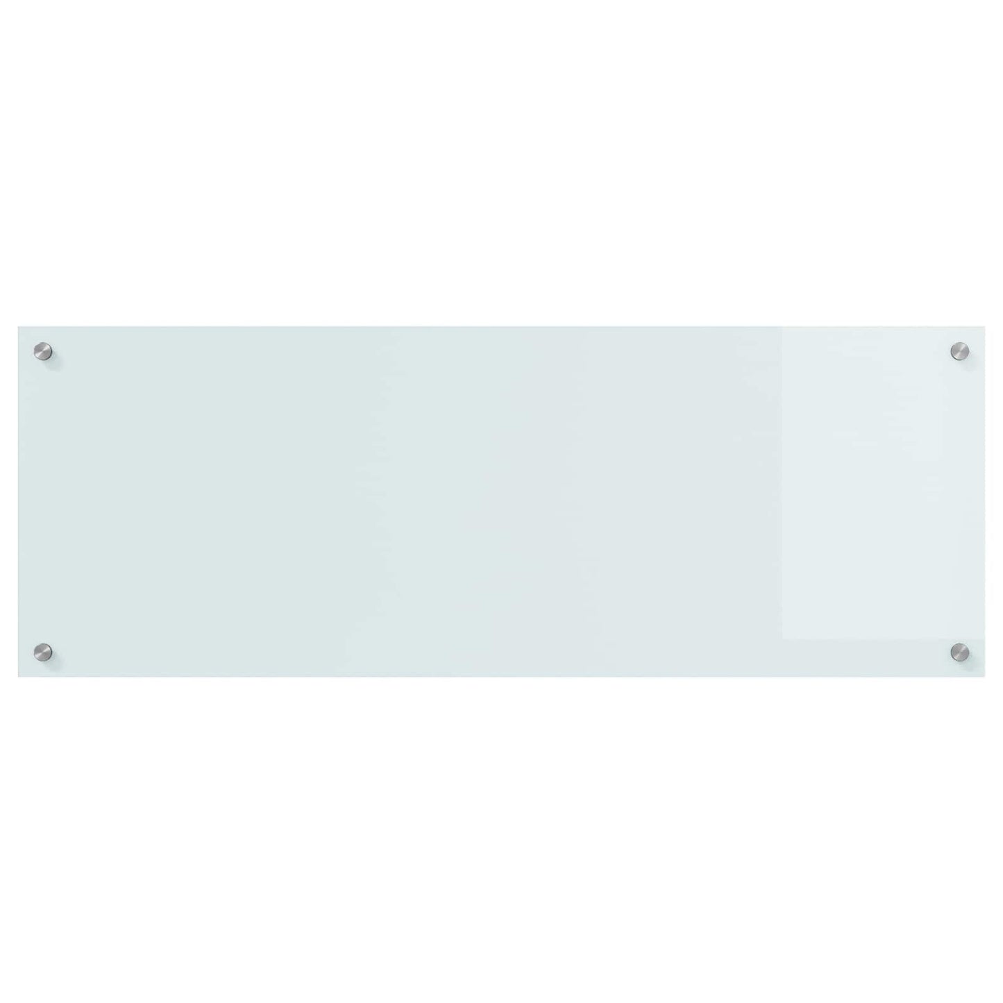 Køkkenbacksplash Hvid 110 x 40 cm hærdet glas
