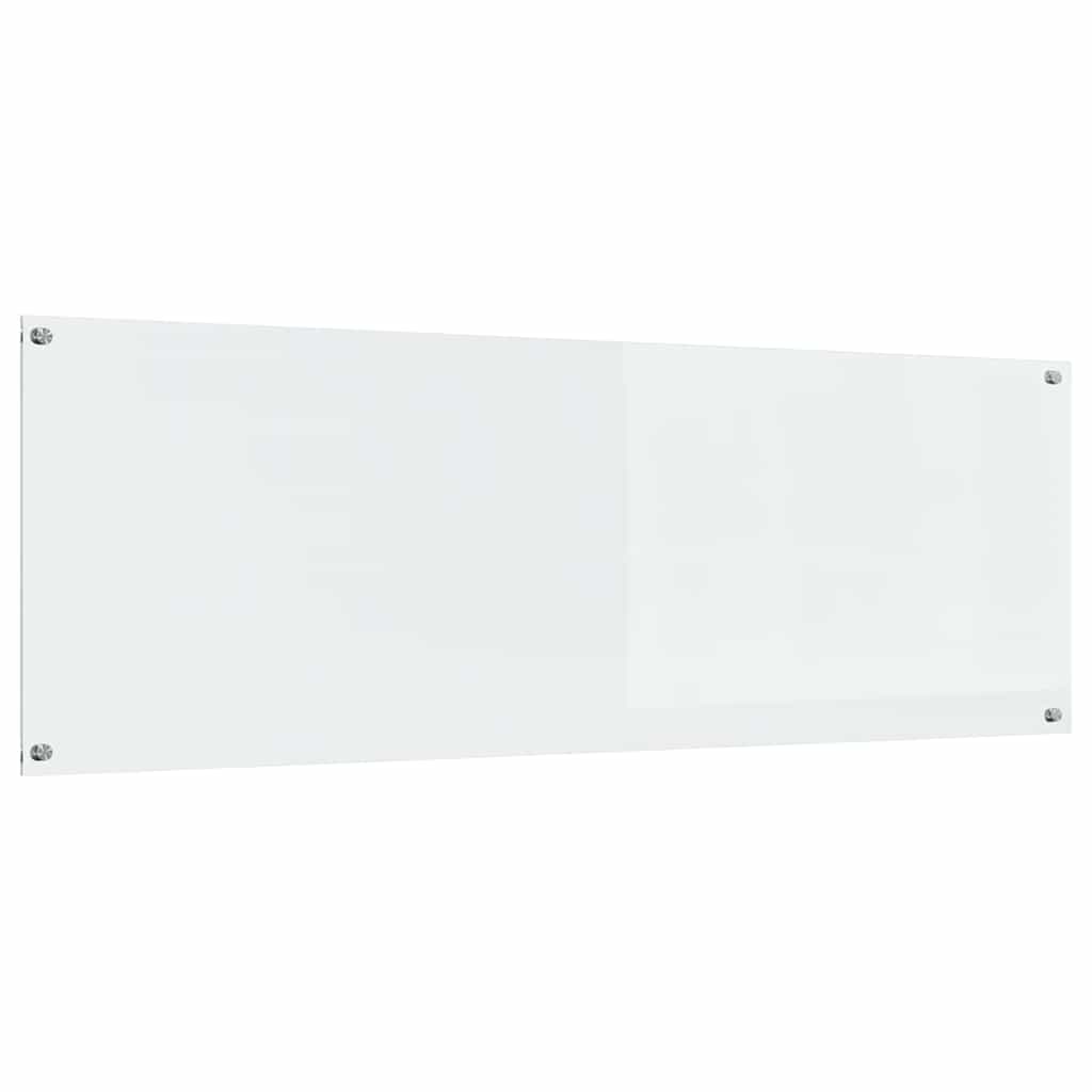 Køkkenbacksplash Transparent 120 x 40 cm hærdet glas