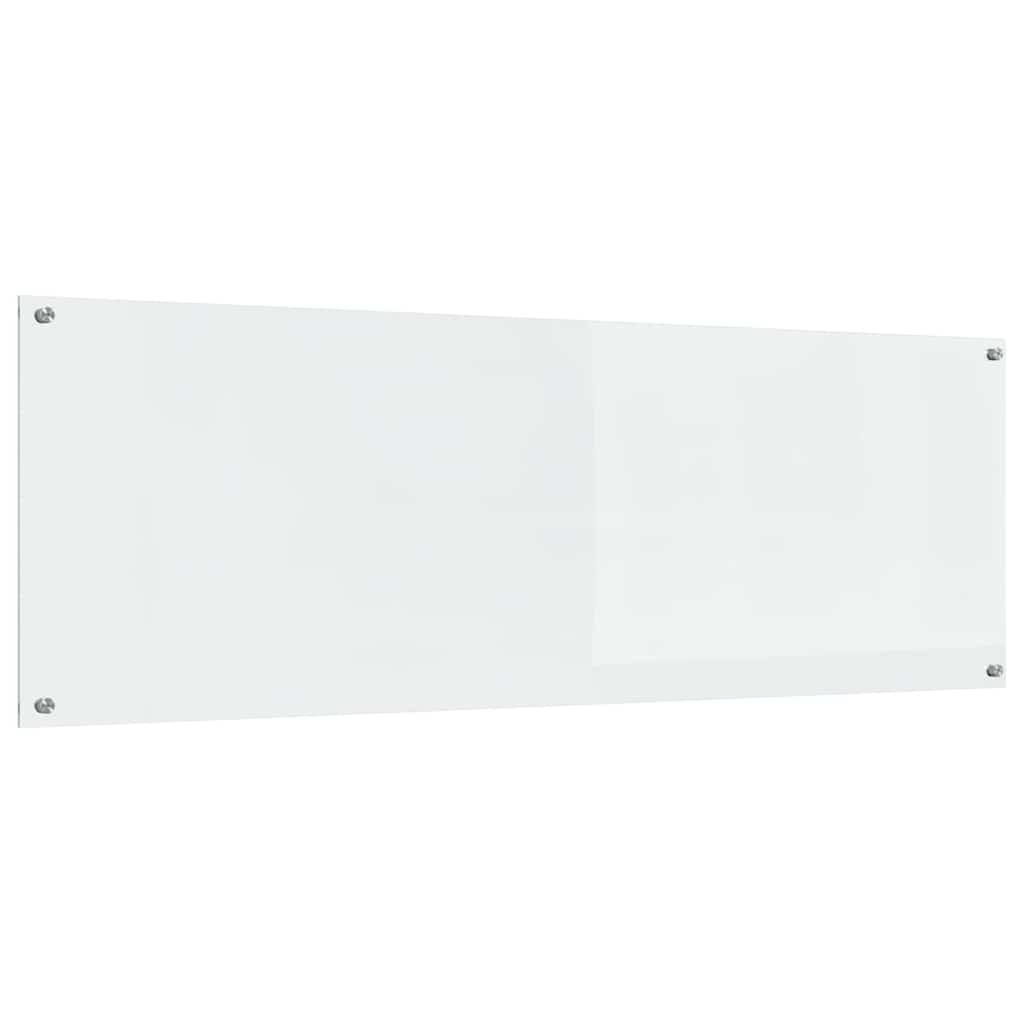 Køkkenbacksplash Transparent 120 x 40 cm hærdet glas