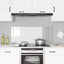 Køkkenbacksplash Transparent 120 x 50 cm hærdet glas