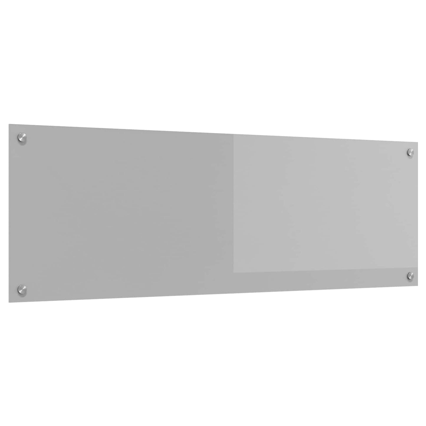 Køkkenbacksplash Lysegrå 120 x 40 cm hærdet glas