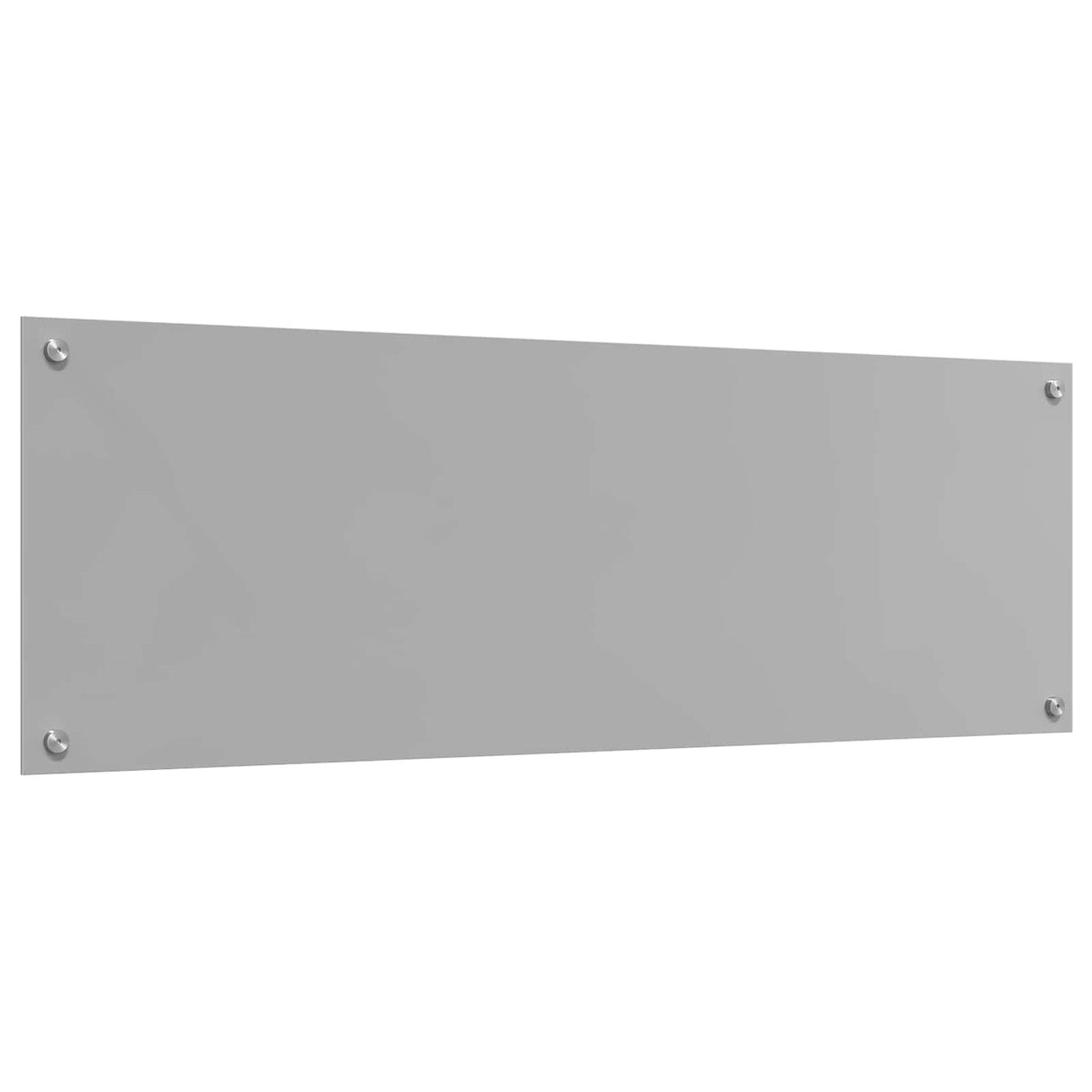 Køkkenbacksplash Lysegrå 120 x 40 cm hærdet glas