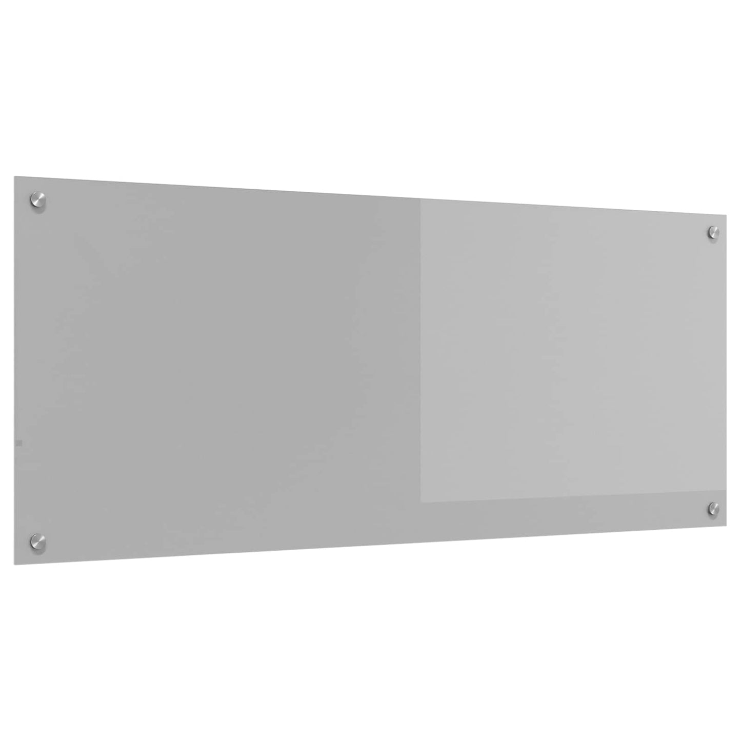 Køkkenbacksplash Lysegrå 120 x 50 cm hærdet glas
