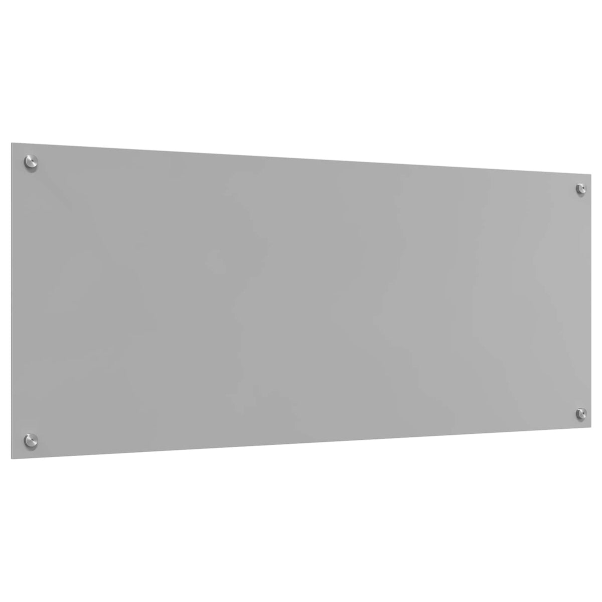Køkkenbacksplash Lysegrå 120 x 50 cm hærdet glas