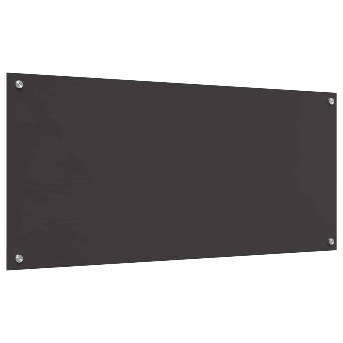 Køkkenbacksplash Mørkegrå 110 x 50 cm hærdet glas