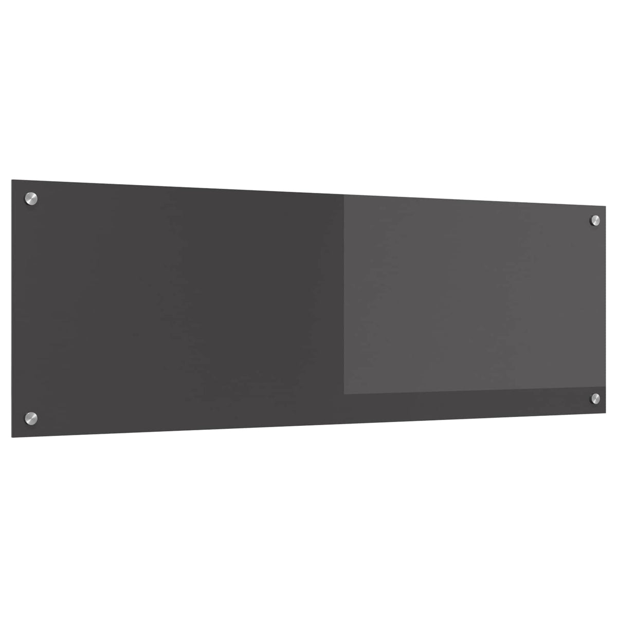 Køkkenbacksplash Mørkegrå 120 x 40 cm hærdet glas