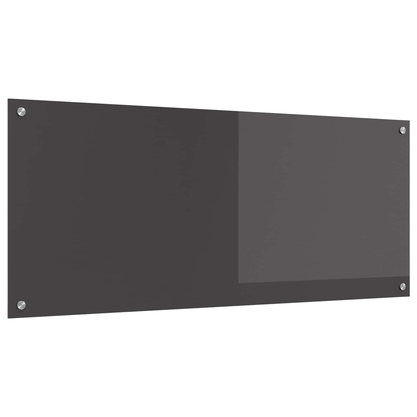 Køkkenbacksplash Mørkegrå 120 x 50 cm hærdet glas