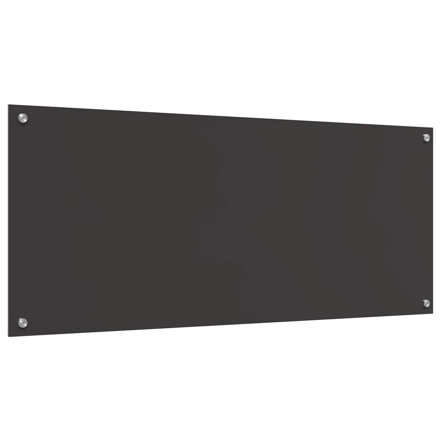 Køkkenbacksplash Mørkegrå 120 x 50 cm hærdet glas