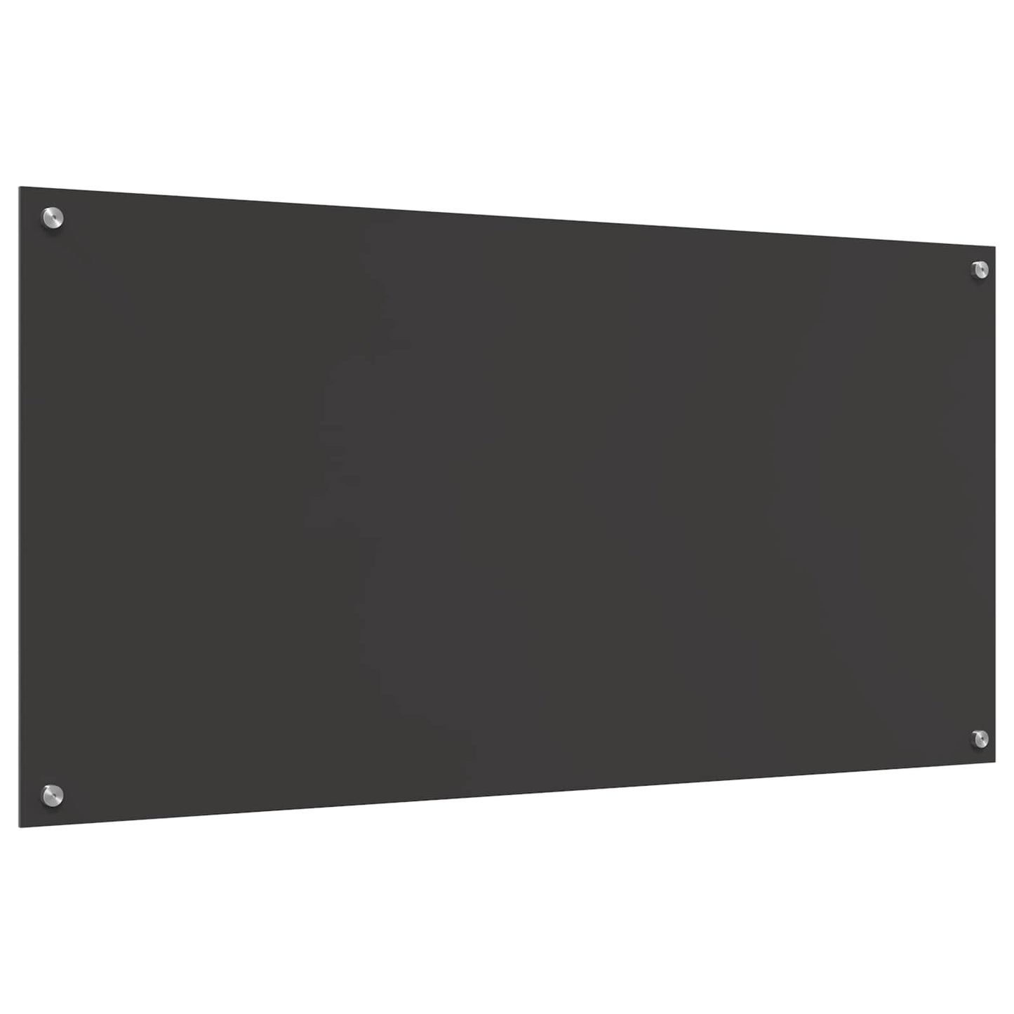 Køkkenbacksplash Mørkegrå 120 x 60 cm hærdet glas