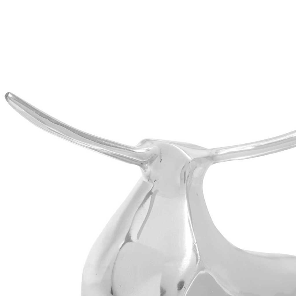 Tyrskulptur Sølv 37 x 44 x 17 cm Aluminium