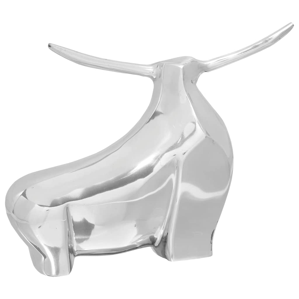 Tyrskulptur Sølv 37 x 44 x 17 cm Aluminium