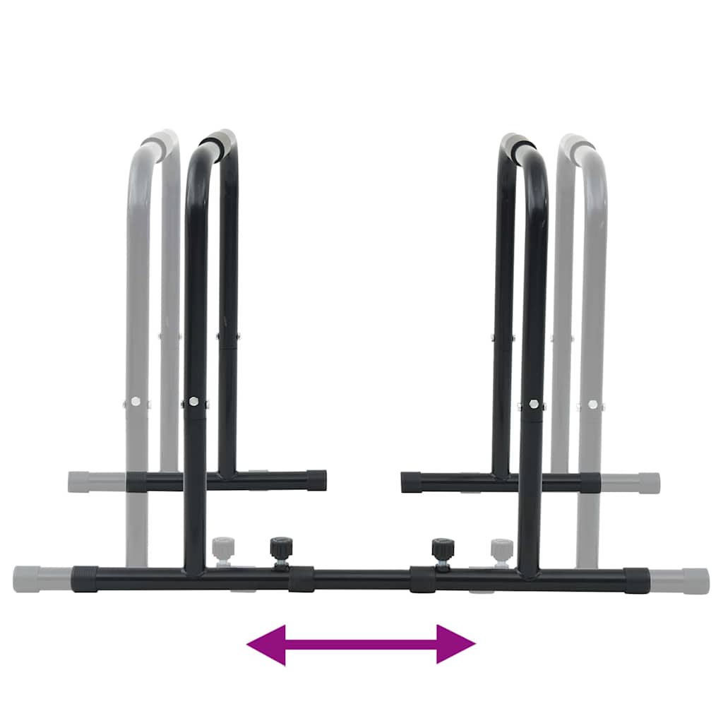 Dip Bar Sort 116 x 66 x 74,5 cm Pulverlakeret stål