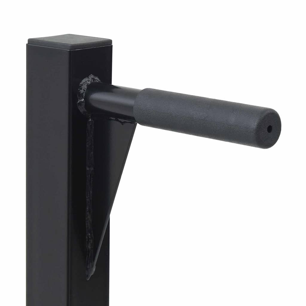 Dip Station Sort 103,5 x 66,5 x 121,5 cm Pulverlakeret stål