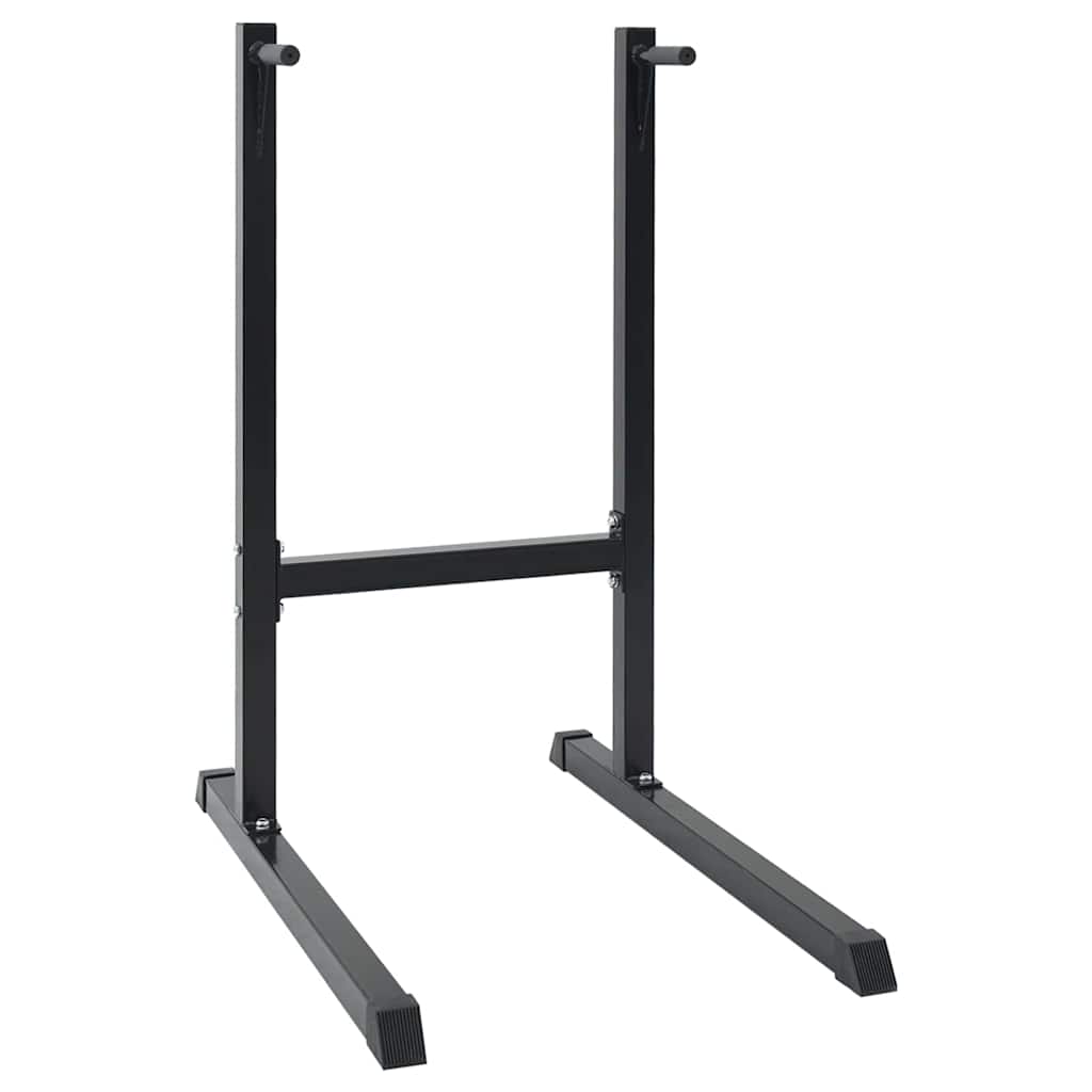 Dip Station Sort 103,5 x 66,5 x 121,5 cm Pulverlakeret stål