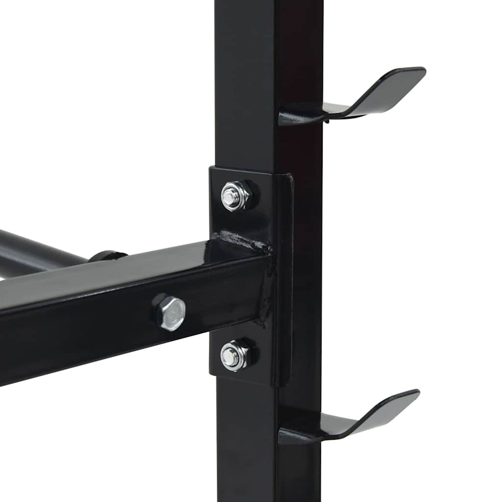 Dumbbellreol Sort 99 x 45 x 95,5 cm Pulverlakeret stål