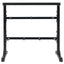 Dumbbellreol Sort 99 x 45 x 95,5 cm Pulverlakeret stål