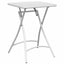 Bistrobord Hvid 55 x 55 x 72,5 cm Pulverlakeret stål