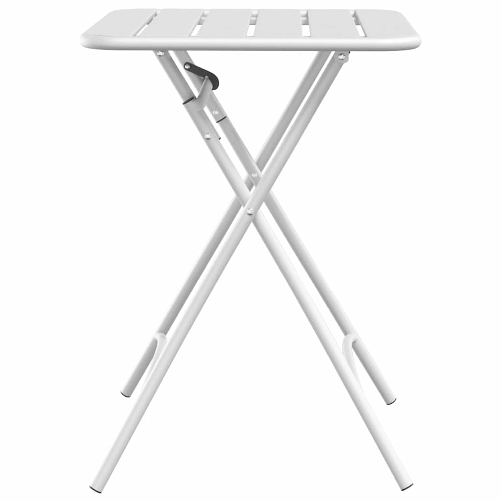 Bistrobord Hvid 55 x 55 x 72,5 cm Pulverlakeret stål