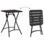 Bistrobord Antracit 55 x 55 x 72,5 cm Pulverlakeret stål