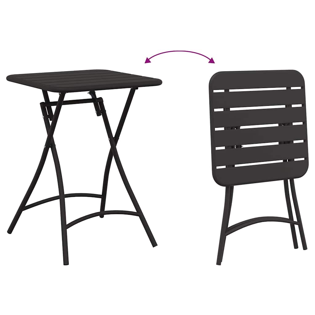 Bistrobord Antracit 55 x 55 x 72,5 cm Pulverlakeret stål