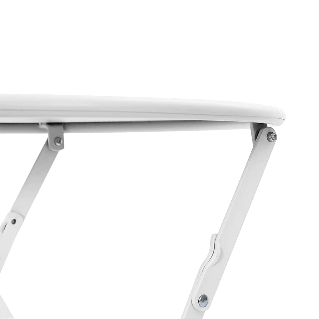 Bistrobord Hvid Ø 50 x 71 cm Pulverlakeret stål