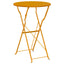 Bistrobord Sennepsgul Ø 50 x 71 cm Pulverlakeret stål