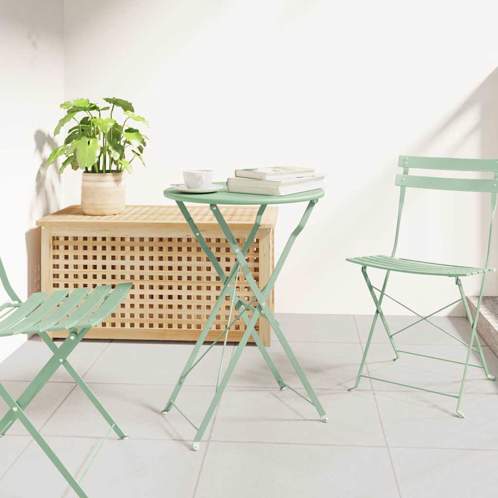 Bistrobord Lys mint Ø 50 x 71 cm Pulverlakeret stål