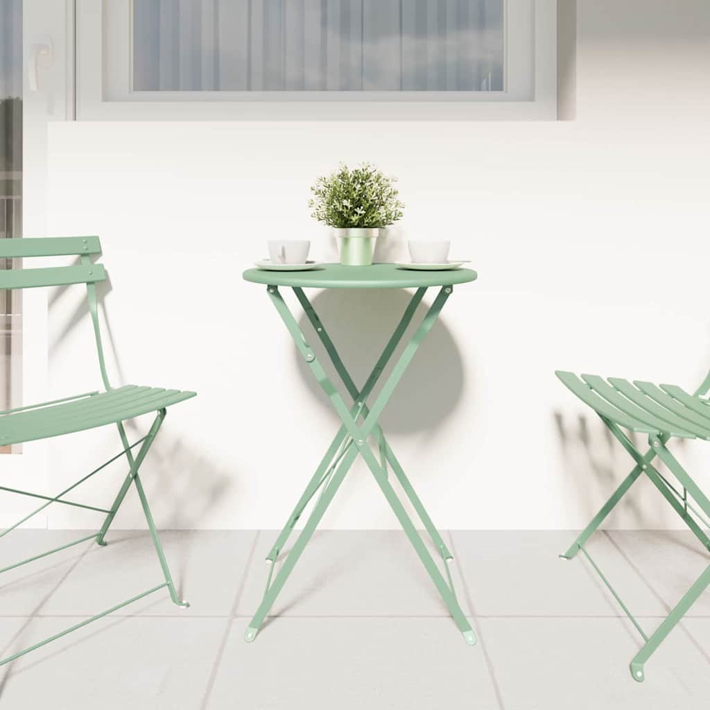 Bistrobord Lys mint Ø 50 x 71 cm Pulverlakeret stål