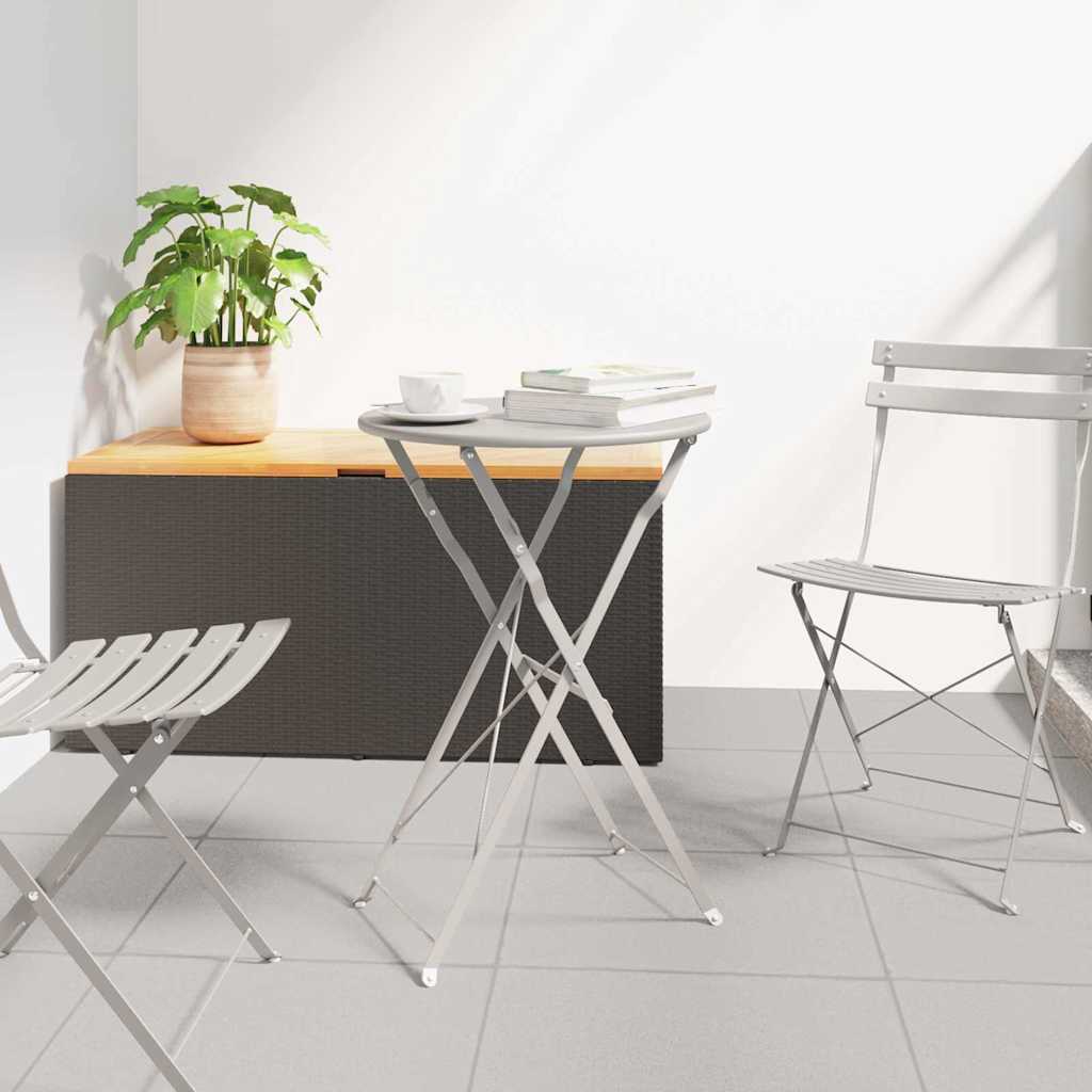 Bistrobord Beige Ø 50 x 71 cm Pulverlakeret stål