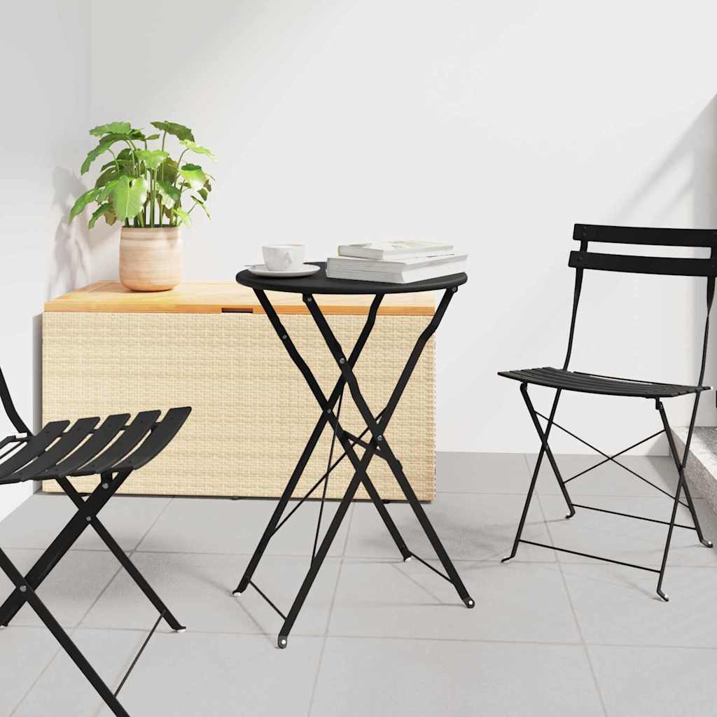 Bistrobord Antracit Ø 50 x 71 cm Pulverlakeret stål