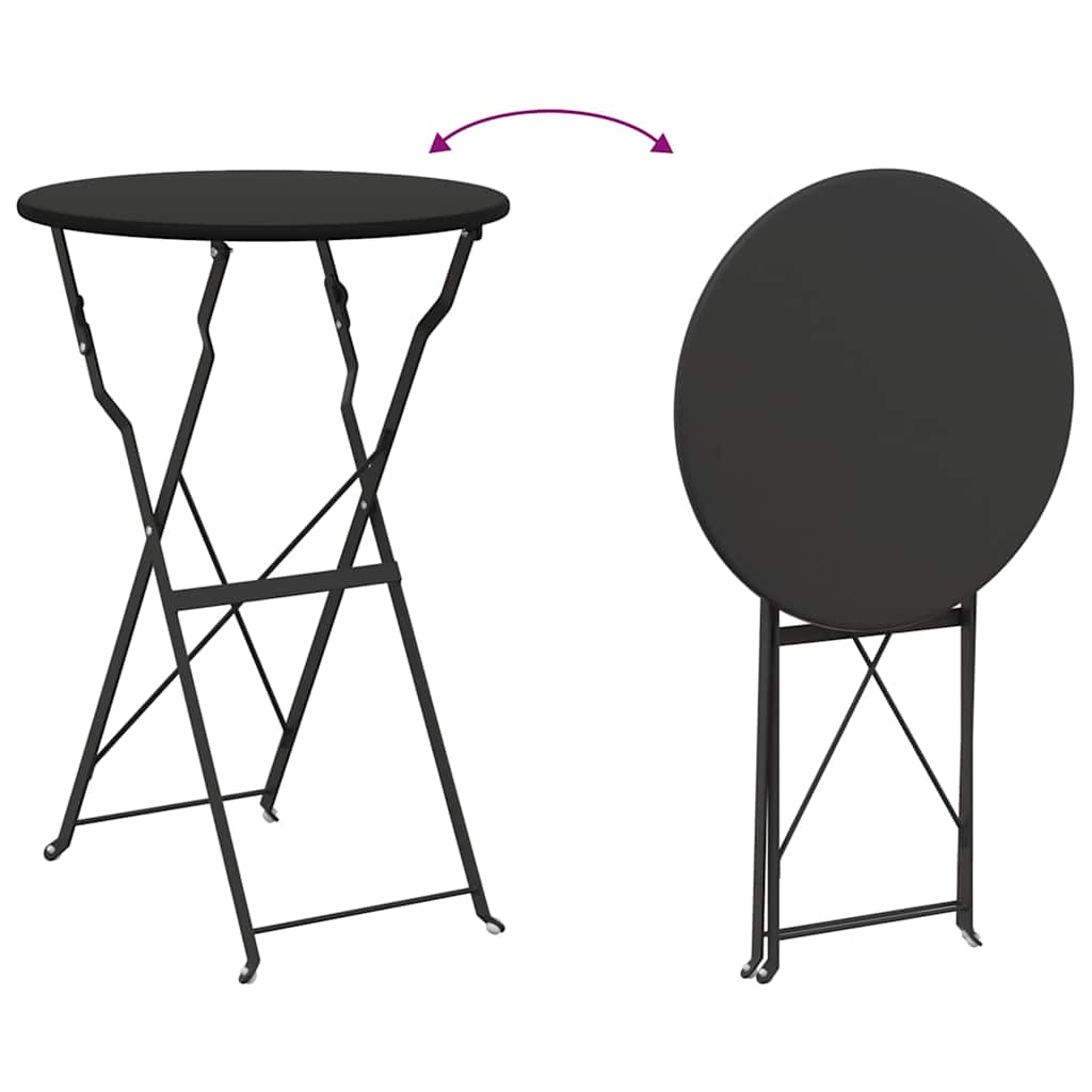 Bistrobord Antracit Ø 50 x 71 cm Pulverlakeret stål