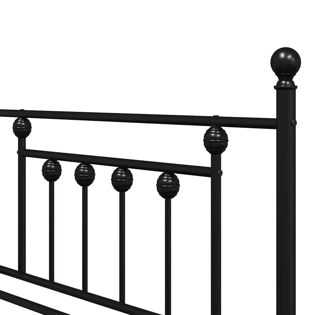 Dagsengramme Sort 107 x 203 cm Stål